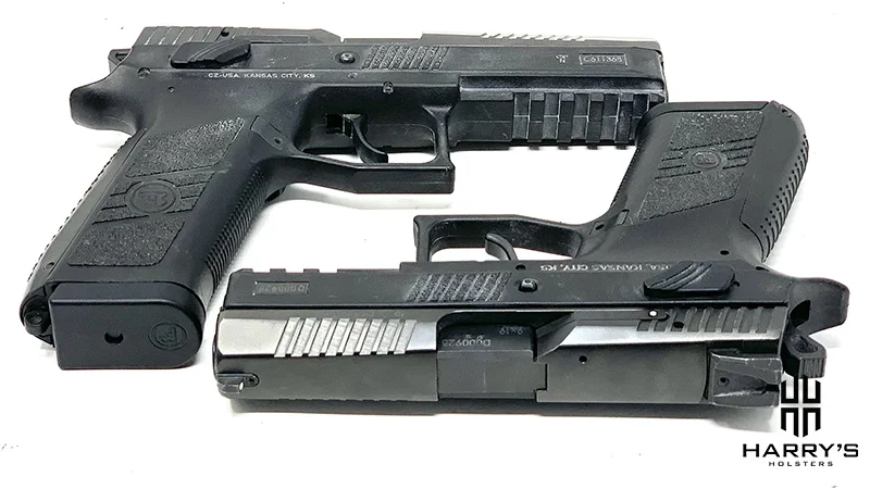 A photo of CZ P07 vs P09 