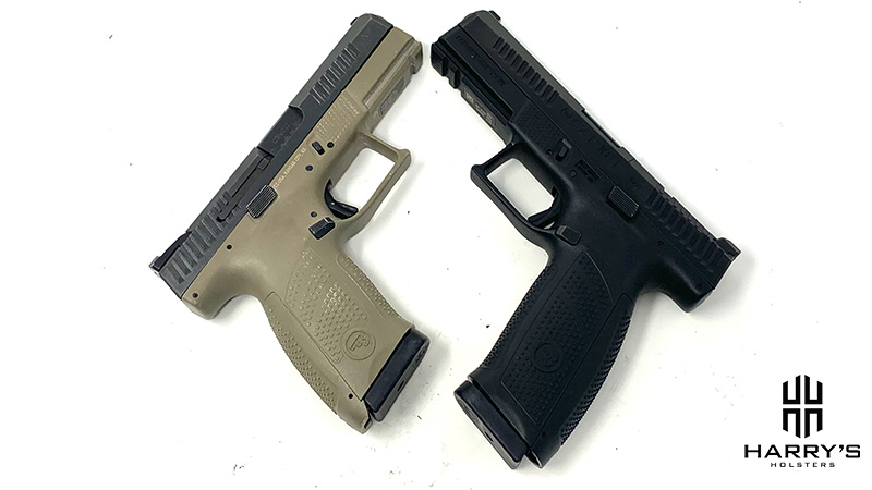 A photo of both CZ guns