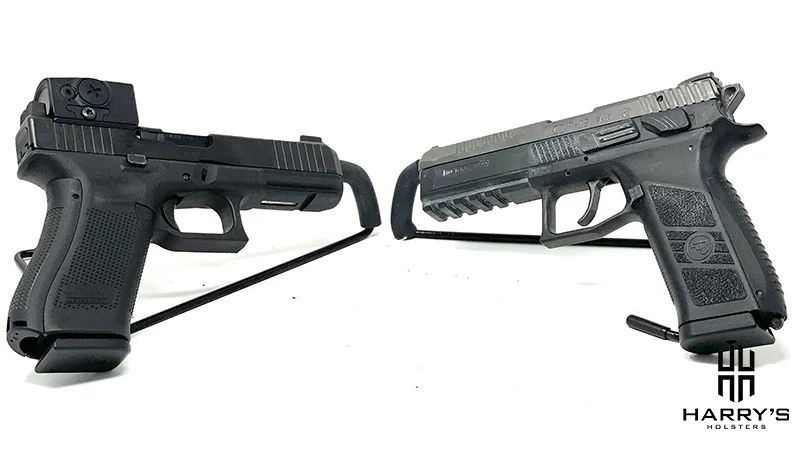 CZ P09 vs Glock 17 Facing