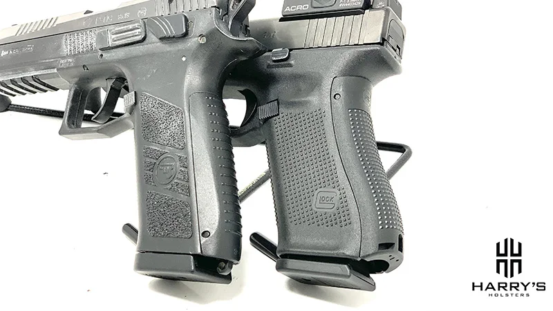 CZ P09 vs Glock 17 grips