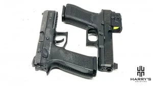 CZ P09 vs Glock 17 together