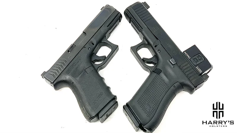 Glock 17 vs Glock 19 X