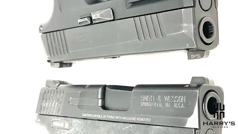 Sig P365 vs SW Shield slides