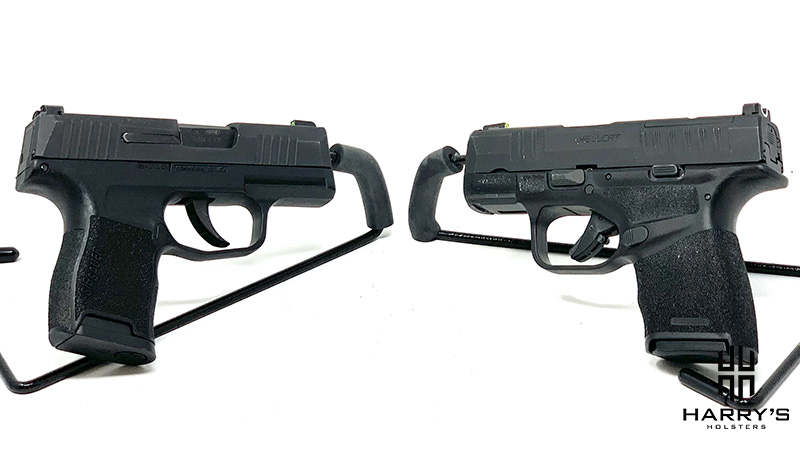 Sig P365 vs Springfield Hellcat facing
