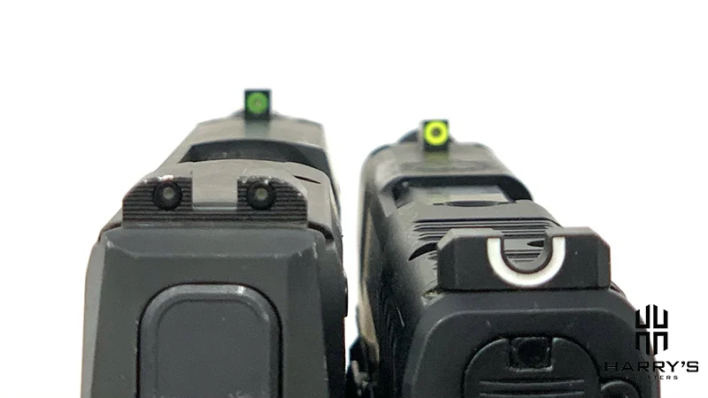 Sig P365 vs Springfield Hellcat sights