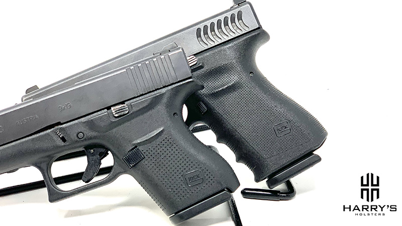 Glock 19 vs Glock 43 grip