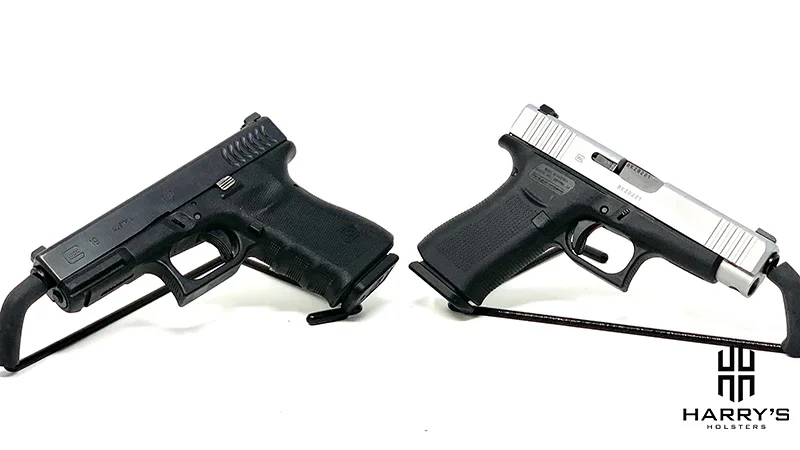 Glock 19 vs Glock 48 facing away