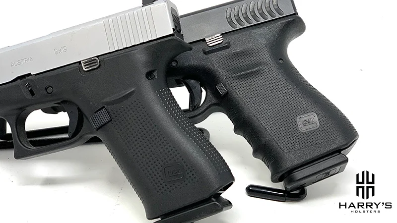 Glock 19 vs Glock 48 grips