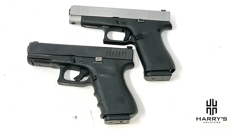 Glock 19 vs Glock 48 top