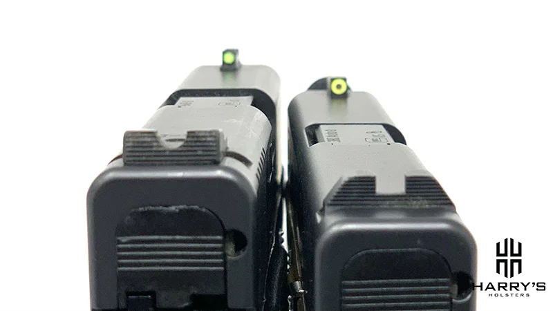 Glock 42 vs Glock 43 sights