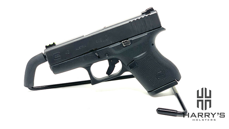 Black 9mm Polymer 6 Round Genuine Glock Model 43 Pistol Gun Handgun Magazine 