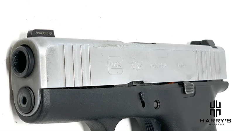 Glock 43 vs Glock 43x slide