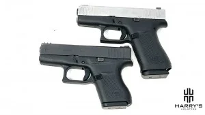 Glock 43 vs Glock 43x top