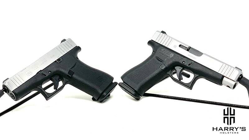 Glock 43x vs Glock 48 facing away