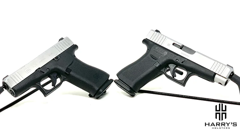 Glock 43x vs Glock 48 facing away