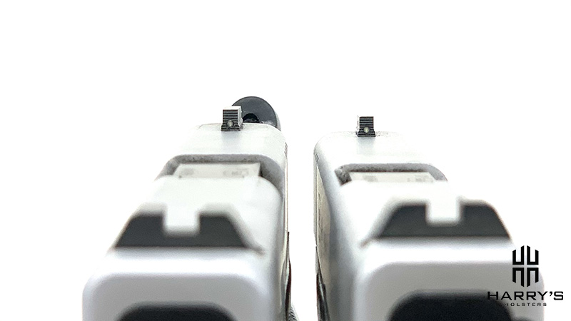 Glock 43x vs Glock 48 sights