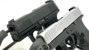 Glock 43x vs Sig P365 side by side