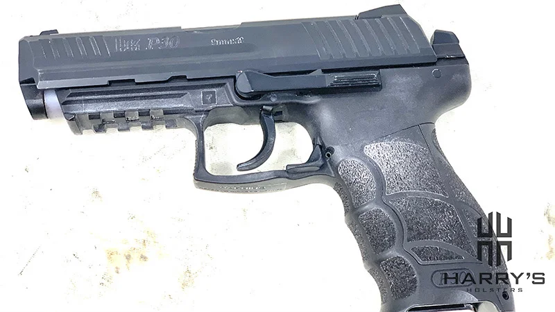 HK P30 Slide Partially Off