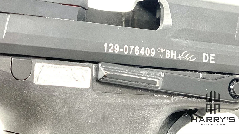 HK P30 Slide Stop Locked Right