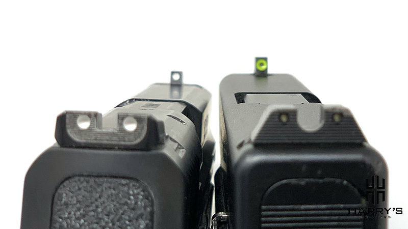 Glock 19 vs SW M_P 2.0 Compact sights
