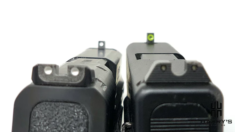 Glock 19 vs SW M_P 2.0 Compact sights