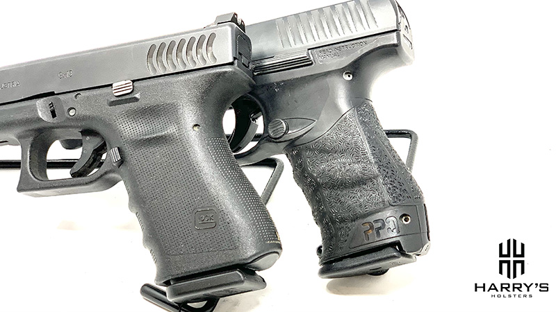 Glock 19 vs Walther PPQ grips