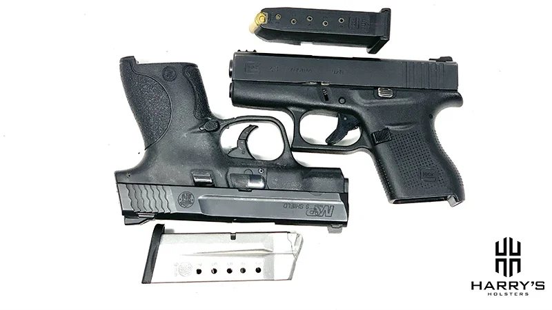 Glock 43 vs SW Shield Square