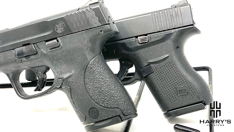 Glock 43 vs SW Shield grips