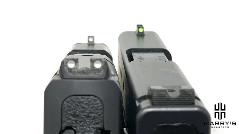 Glock 43 vs SW Shield sights