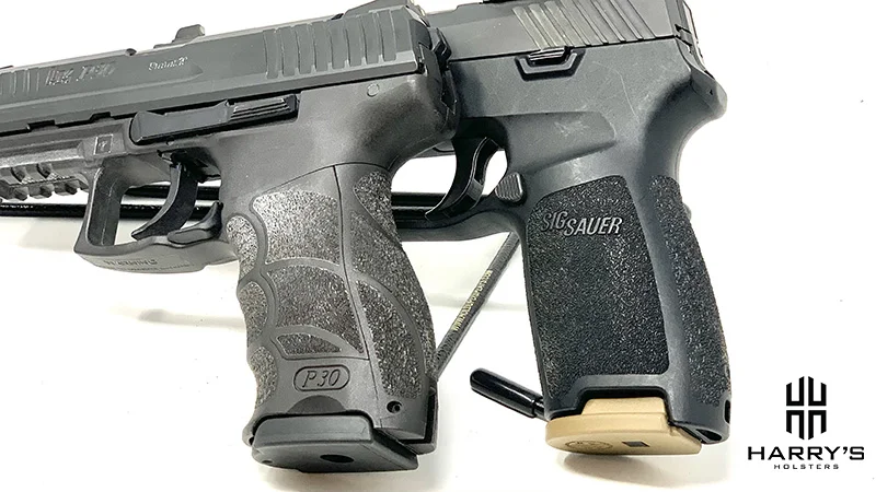 HK P30 vs Sig P320 grips