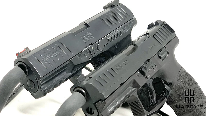 HK VP9 vs Walther PPQ side by side