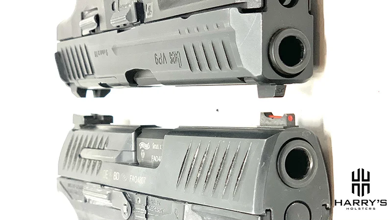 HK VP9 vs Walther PPQ slides