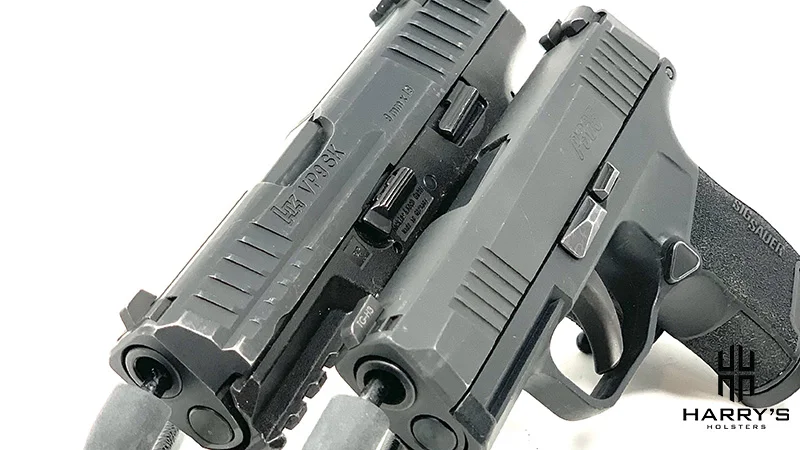HK VP9SK vs Sig P365 side by side