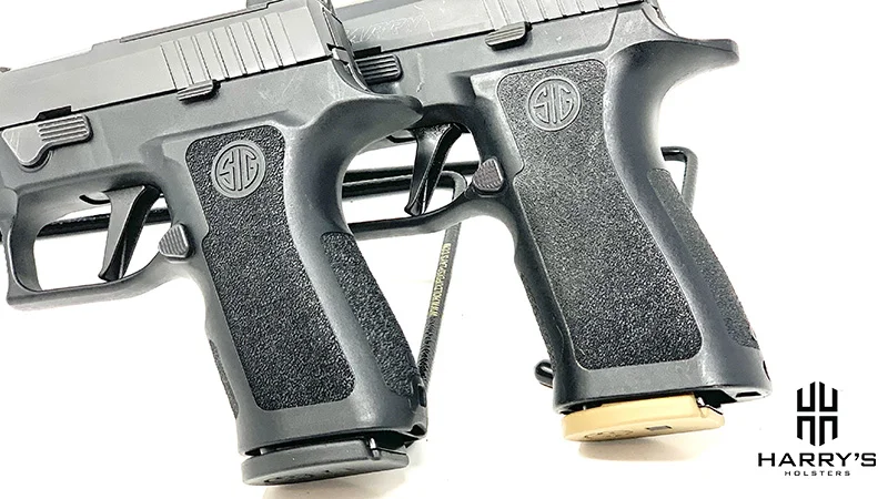 Sig P320 X Carry vs Sig P320 X Compact grips