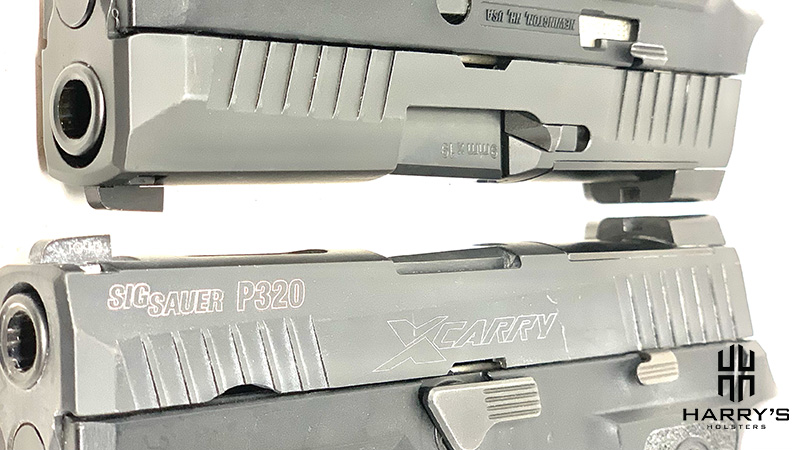 Sig P320 X Carry vs Sig P320 X Compact slide