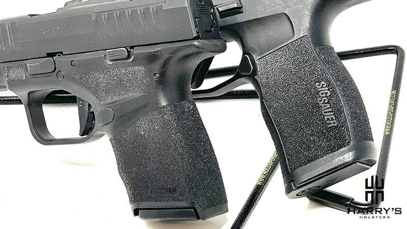 Sig P365XL vs Springfield Hellcat grips