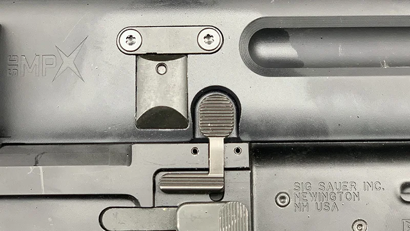 Sig MPX Bolt Release