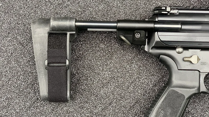 Sig MPX Brace Half Position