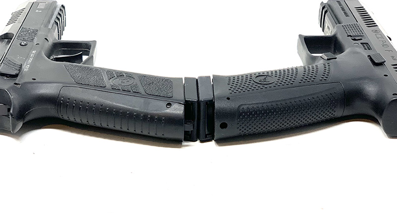 CZ P09 vs P10 Backstraps