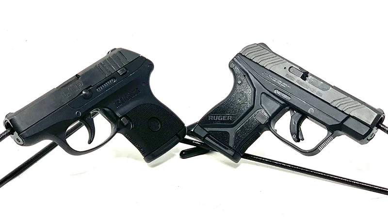 Ruger LCP vs LCP 2 Facing Away