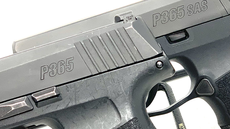 Sig P365 SAS vs P365 Slide Stops
