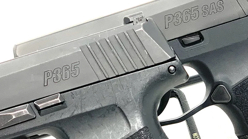 Sig P365 SAS vs P365 Slide Stops