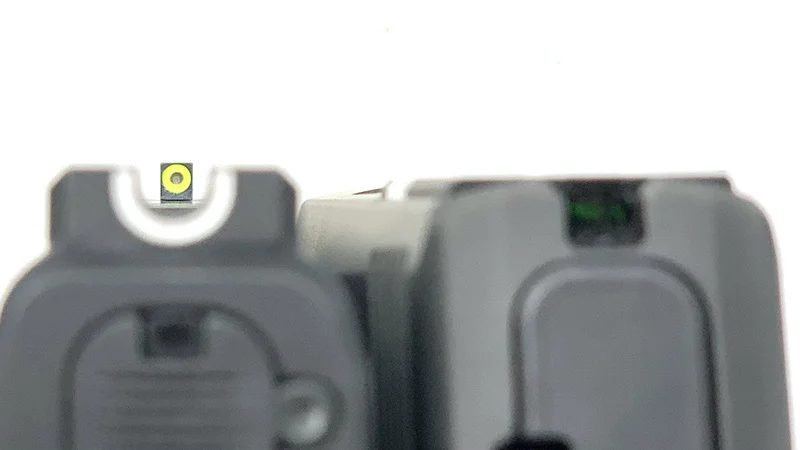 Springfield Hellcat vs Sig P365 SAS Hellcat sight picture