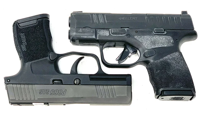 Springfield Hellcat vs Sig P365 SAS Square