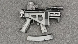 CZ Scorpion Micro Folded Right Magpul Magazine Below
