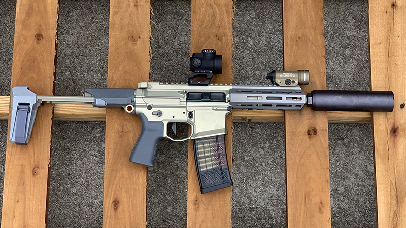 Honey Badger Pistol Brace Out Pallet Right
