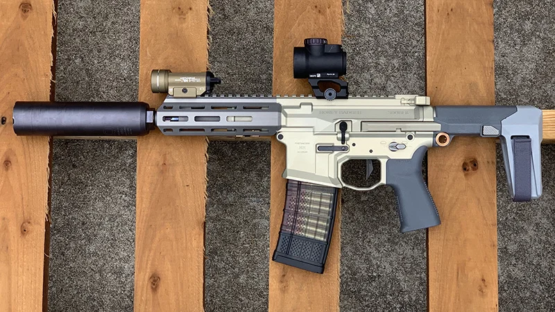 Honey Badger Pistol Left Pallet