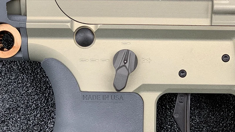 Honey Badger Pistol short Safety 60 Degree Throw