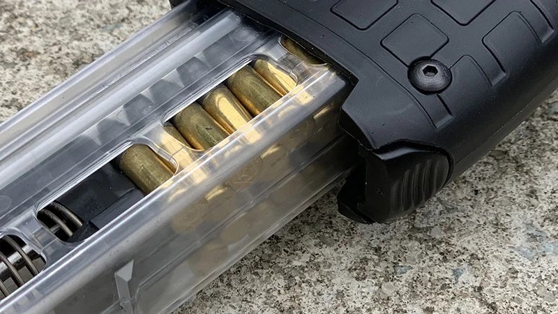 Kel Tec CP33 Magazine Partially In gun