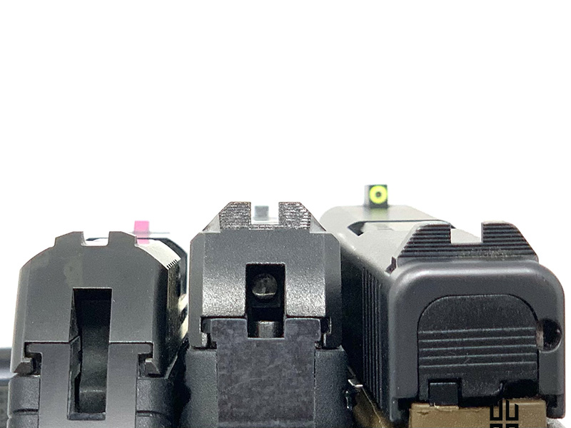 Glock 42 vs LCP sights
